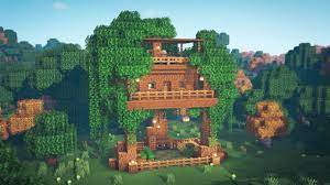 You can build a half wall (1 block high) or a full wall (2 to 4 blocks high). Minecraft How To Build A Treehouse Youtube