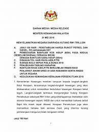 Jika kamu sudah mengetahui salah satu caranya, sangat mudah untuk menyelesaikan pecahan yang lain! Siaran Media Kementerian Kewangan Malaysia Facebook