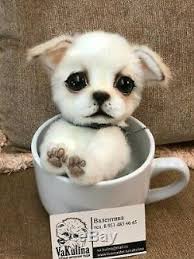 If you're looking for free puppies, make sure you know how to protect yourself from scams and how to keep your pet safe in its new home. Ooak Handmade Teacup Chihuahua Puppy Dog By Valentina Kulina 300 Value