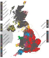 This map was created by a user. Uk Mapped Out By Genetic Ancestry Nature