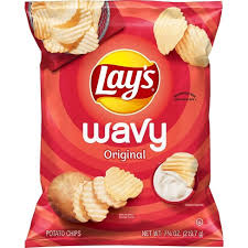 We begin with 100% organic potatoes and cook them to crispy perfection in our proprietary oil blend and finish them off with just the right amount of. Lay S Wavy Original Potato Chips 7 75oz Target