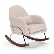 38'' h x 35'' w x 40'' d Natural Modern Rocking Chair Little Crown Interiors
