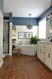 European bathrooms are often considered transitional, which this is one of the top small blue bathroom ideas that make your bath area look both classy and with a the flooring is a beautiful black and white pattern with half the wall covered in a dark grey pvc. 35 Awesome Bathroom Design Ideas For Creative Juice