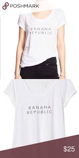 Nwt Banana Republic Logo Tee Clothes Design Logo Tees Tops Tees