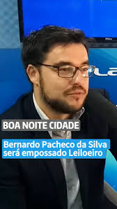 O advogado e músico Bernardo Pacheco da Silva, seguirá o legado de seu pai  que faleceu no ano passado, Miguel Ângelo Ferreira da Silva. Nesta  quinta-feira, 24, Bernardo será empossado como leiloeiro ...