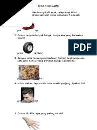 Jangan sehingga kuah pecah minyak. Teka Teki