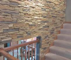 I'll show you where we started first! Crating Faux Stone Walls With Interlocking Panels
