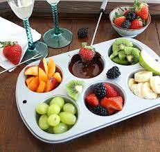 Diy Chocolate Fondue For Two Food Snacks Recipes