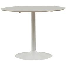 3.5 out of 5 stars. Coaster Lowry Mid Century Modern Round Dining Table In White 105261
