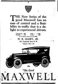 1922 Maxwell Vintage Advertisement Car Advertising Car Ads