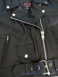 Black Genuine Leather Motorcycle Jacket Ik Leather Size Xs Leather Motorcycle Jacket Leather Genuine Leather