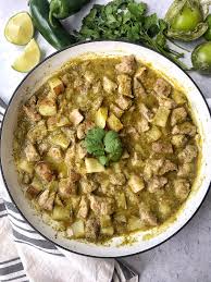 In a large skillet, saute the pork, carrots, onion and garlic in oil in batches until pork is browned. Pork Chile Verde Dash Of Color And Spice