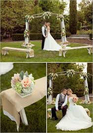Burlap And Lace Wedding Ideas Wedding Wedding Ceremony Small Wedding