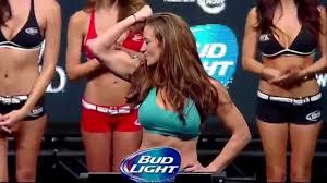 Miesha tate is confident that a third fight with ronda rousey goes differently. Ronda Rousey Vs Miesha Tate Official Weigh In Youtube