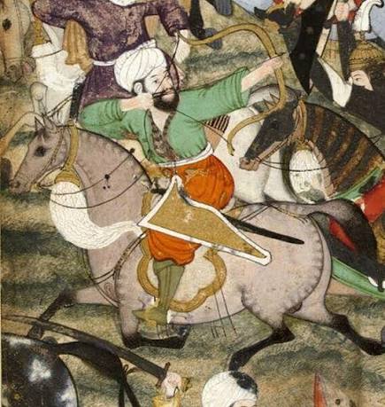 File:Hazara horseman fighting against the troops of Babur in February 1507 on the road from Herat to Kabul (2).jpg - Wikimedia Commons