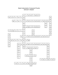 Music basics crossword puzzle answer key. Crossword Puzzle Worksheets Teaching Resources Tpt