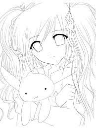 Here you can find many characters' coloring pages from anime and manga to download, print and color them online or offline with your family and friends. Free Printable Anime Coloring Pages For Adults Cute Coloring Pages Anime Wolf Girl Coloring Pages For Girls