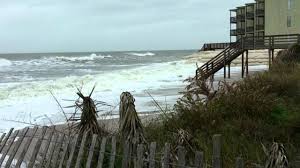 11 18 12 North Topsail Beach Nc During Storm At High Tide Before The Before Beach Re Nourishment