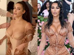 Instead, it was revealed in a behind the scenes video that mugler had teamed up with the best corset maker in the world mr. Kim Kardashian Couldn T Use The Bathroom In Her Met Gala Dress