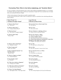 Punctuating Titles