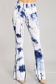 Black And Blue Tie Dye Pants Blue Tie Dye Flare Bottom Pants Blue Tie Dye Tie Dye Tie Dye Pants