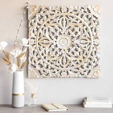 Fleurs Blanches En Papier Maisons Du Monde Avec Images Deco Murale Maison Du Monde Parement Mural
