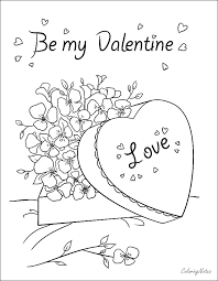 Valentines Day Coloring Pages Free Printable Easy In 2020 Printable Valentines Day Cards Valentine Coloring Valentines Day Coloring Page