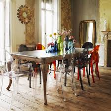 80 Modern Dining Ghost Chairs That You Can Buy Right Now Freshouz Com Chic Dining Room Dining Room Design Colored Dining Chairs