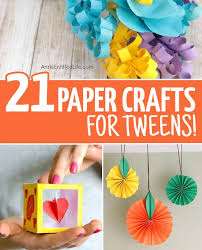 It's a great activity for kids, teens, tweens, adults and seniors and a fun activity for october or fall/autumn in general. Fun Crafts For Tweens With Paper Moms And Crafters