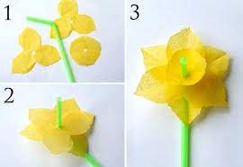 Image Detail For Host Of Golden Daffodil Crafts Things To Make And Do Crafts Daffodil Craft Paper Flowers Flower Crafts