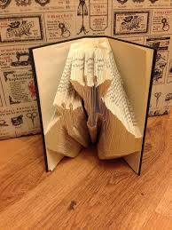 Book Folding Pattern Mum And Baby Giraffes Free Etsy Book Folding Folded Book Art Book Folding Patterns