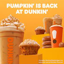 Indulge in sweet, creamy flavors of pumpkin, nutmeg, and cinnamon. Pumpkin Is Back At Dunkin Flavored Drinks Dunkin Fruit For Diabetics