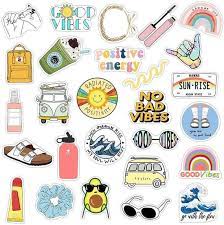 Vsco Stickers For Hydro Flask Stickers 35 Packcute Water Etsy In 2021 Girl Stickers Cute Stickers Cool Stickers