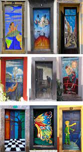 Do's and don'ts for painting your doors black. Street Door Art Creative Painted Doors Around The World Moco Choco Art Room Doors Painted Bedroom Doors Painted Front Doors