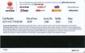 Check coles express gift card balance. Coles Prepaid Gift Card Balance