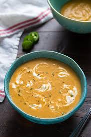 Spicy Caribbean Inspired Sweet Potato Soup Recipe Sweet Potato Soup Caribbean Recipes Vegetarian Soup