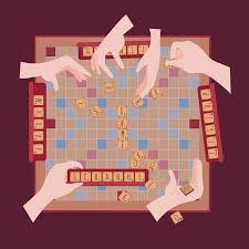 Juego mesa formar palabras : Juego De Mesa De Madera Para Ninos Y Adultos Hacer Palabras De Scrabble De Letras De Mosaico Manos Con Piezas Entertatinment Para Todos Juguete Para La Erudicion Ilustracion Vectorial Fotos Retratos Imagenes