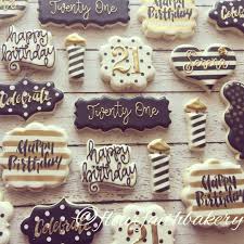 21st Birthday Cookie Cake Ideas Pin On Birthday Cookies