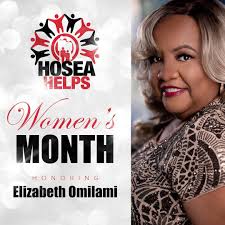 Elizabeth Omilami, Daughter of Reverend Hosea L. Williams, founder of Hosea  Helps (formerly Hosea Feed the Hungry). Mrs. Omilami has been the CEO of  Hosea Helps for the past 20 years. She