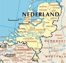 Los países bajos son un país del noroeste europeo conocido por su paisaje plano de canales, campos de tulipanes, molinos y ciclovías. Mapa Politico De Holanda