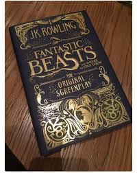 This Book Cover Is Beautiful Fantastic Beasts Movie Screenplay Is Being Published J Fantastic Beasts Harry Potter Fantastic Beasts Fantastic Beasts And Where