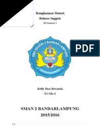 Kunci jawaban bahasa inggris kelas 8 chapter 11 halaman 183 bab 11 halaman 183 bahasa inggris smk kelas 8. Rangkuman Materi Bhs Inggris Sma Xi Pdf