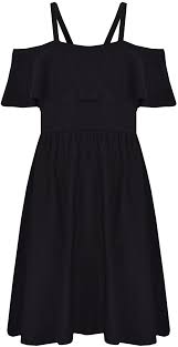 A2z 4 Kids Girls Skater Dress Kids Deigner S Plain Color Party Fashion Off Shoulder Dresses New Age 5 6 7 8 In 2020 Kids Fashion Dress Dresses Kids Girl Girl Fashion