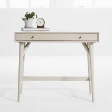Mid Century Mini Desk Pebble West Elm Mid Century Mini Desk Mid Century Desk Oversized Furniture