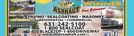 We specialize in new paving as well as repair and seal coating. Atlas Asphalt Paving Masonry Sealcoating Alignable