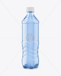 Plastic Bottle With Still Water Mockup In Bottle Mockups On Yellow Images Object Mockups