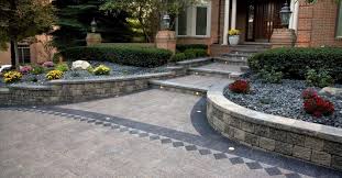 Fancy up your garden with the simple paver stone walkway that will be loved dearly by all. Ideal Unilock Products For Your Paver Walkway In Reading Pa Nature S Accents