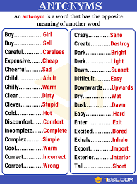 opposite word chart bedowntowndaytona com