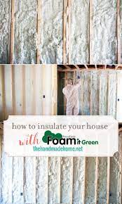 How To Use Spray Insulation Diy Foam It Green The Handmade Home Diy Spray Foam Insulation Diy Spray Insulation Diy Insulation