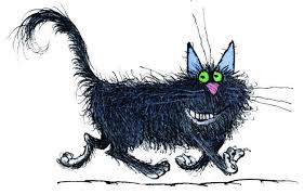 Wilbur From Winnie The Witch Black Cat Art Cat Art Illustration Cat Art